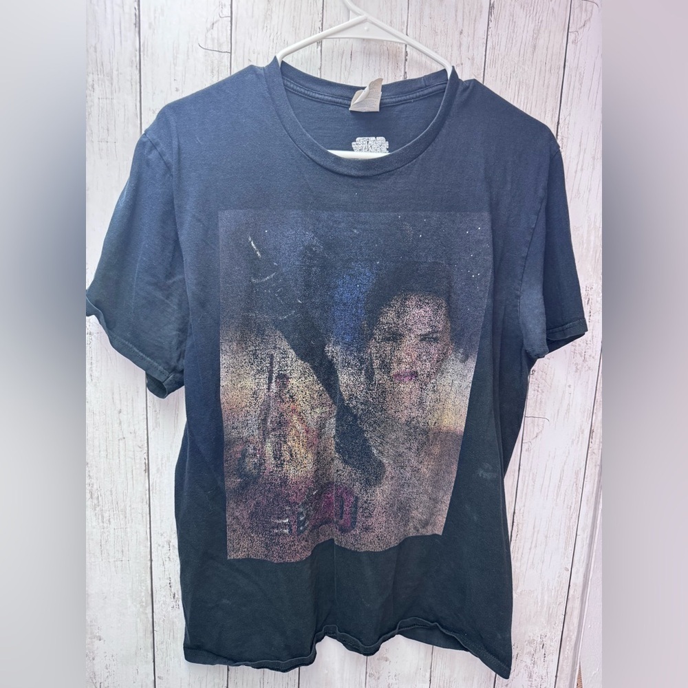 Star Wars Ray Charcoal Gray Tee size medium